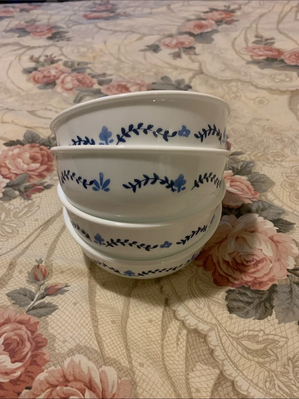 Corelle “Portofino” cereal/soup Bowls  - Set of 4